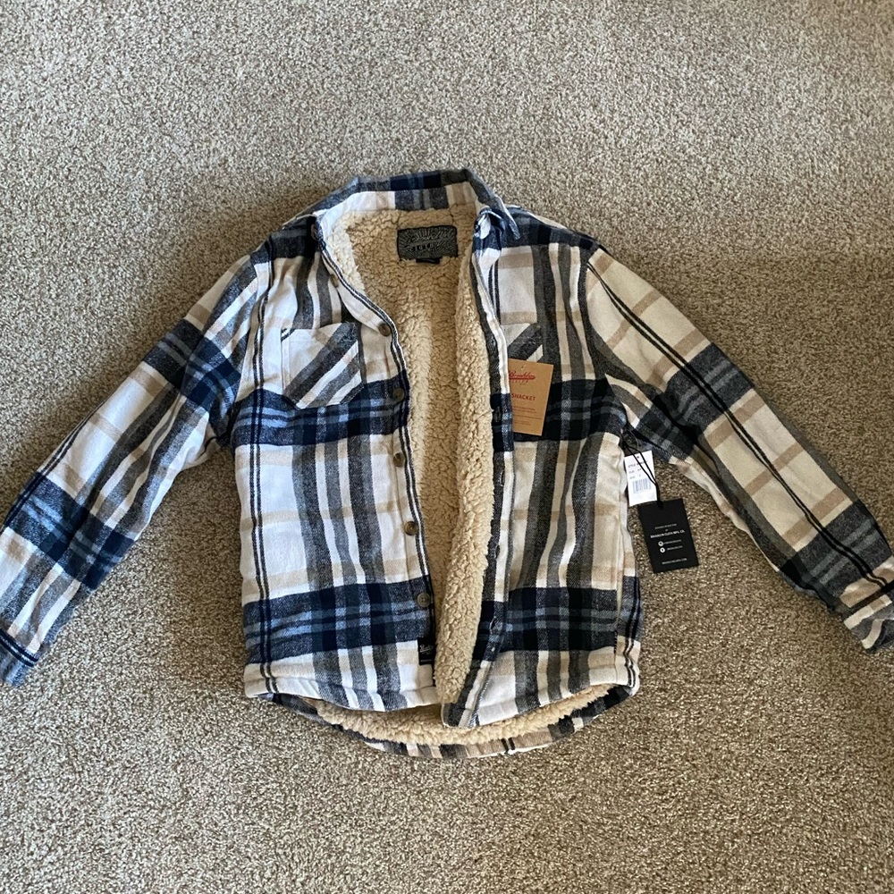 Sherpa lined flannel
